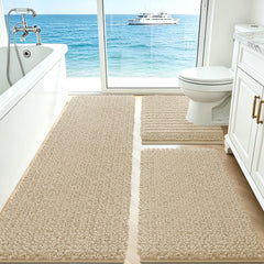 ACCUMTEK tapis devant baignoire moelleux offrant confort instantané