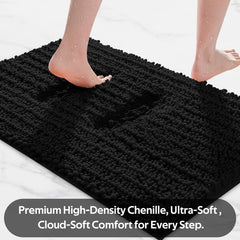 ACCUMTEK petit tapis lavable en machine, entretien facile
