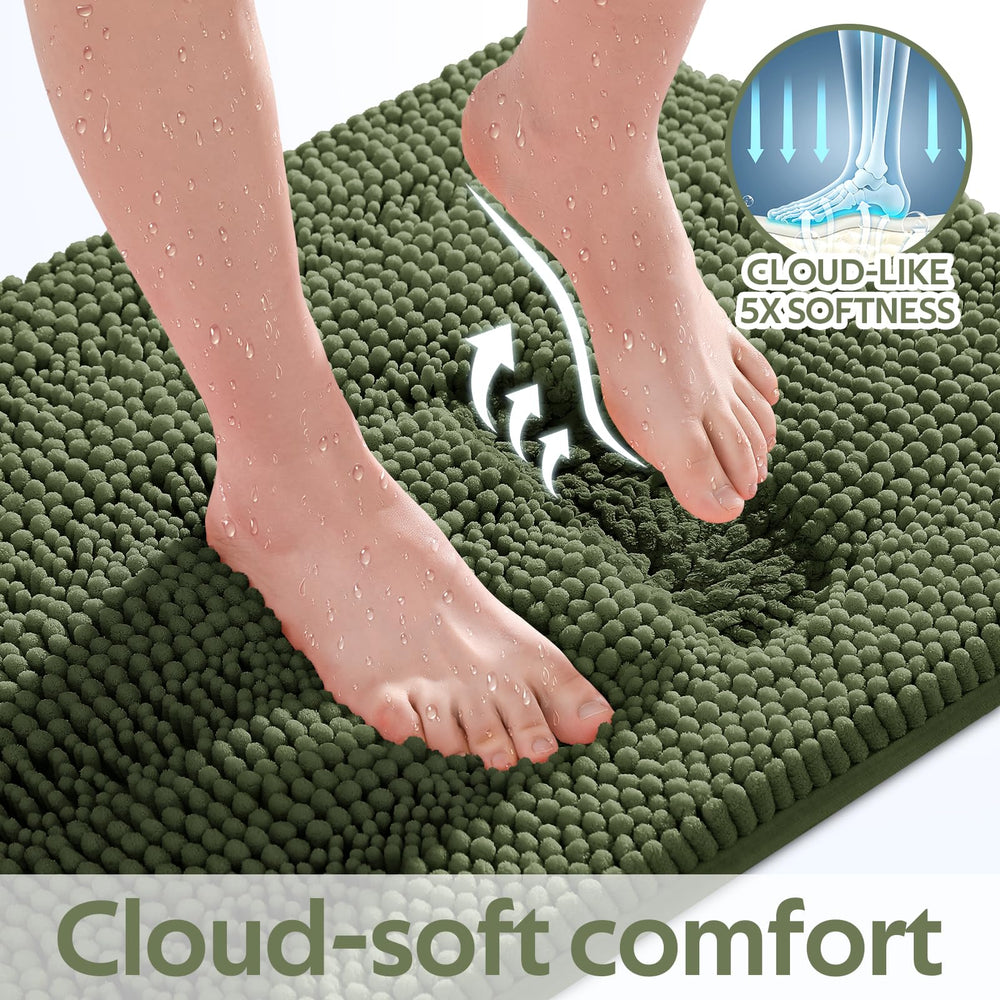 ACCUMTEK tapis placé devant douche offrant confort immédiat
