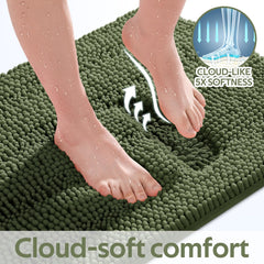 ACCUMTEK tapis placé devant douche offrant confort immédiat