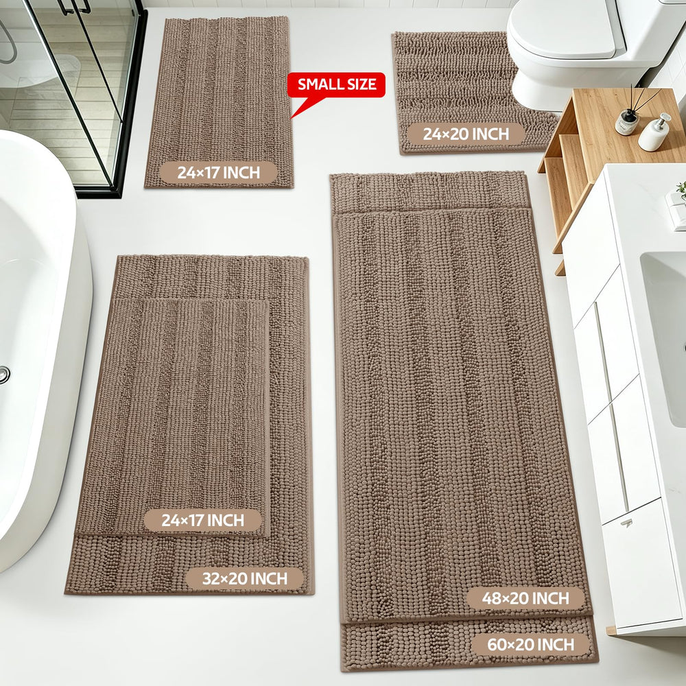 ACCUMTEK gros plan chenille pelucheuse, absorption et douceur