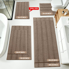 ACCUMTEK gros plan chenille pelucheuse, absorption et douceur