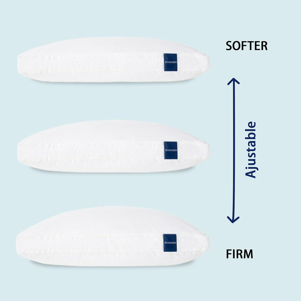 ACCURATEX détail de la housse alternative duvet offrant toucher moelleux
