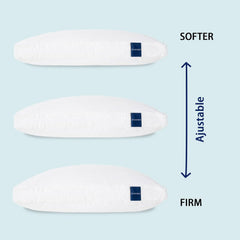 ACCURATEX détail de la housse alternative duvet offrant toucher moelleux
