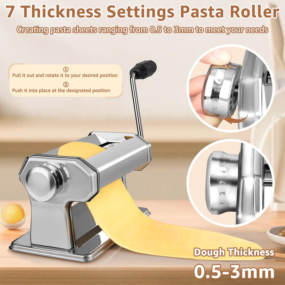 AceChef têtes coupeuses fettuccine et spaghetti pour deux formats polyvalents