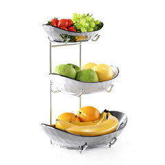Acliys vue face avant du plateau à fruits, apporte rangement élégant
