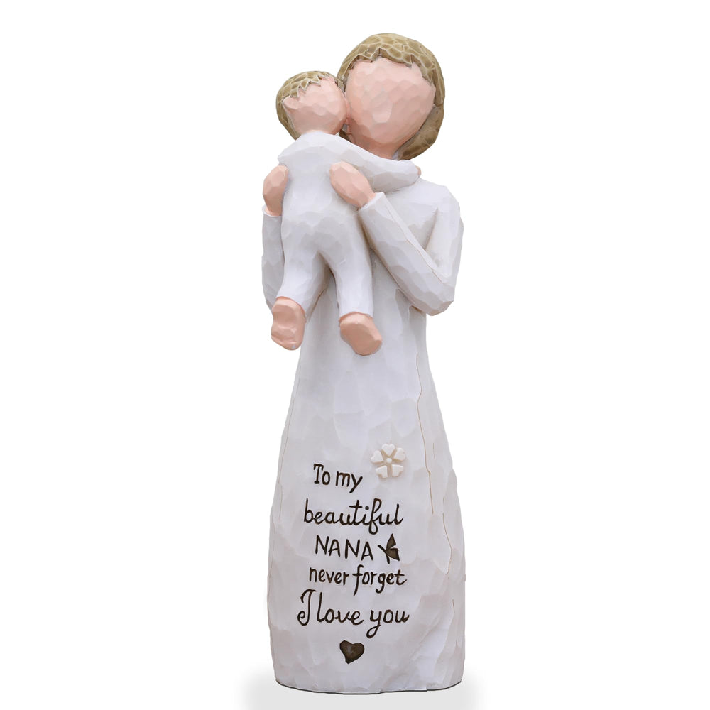 AcowSpt figurine de face montrant la pose et l'expression affectueuse, évoque tendresse