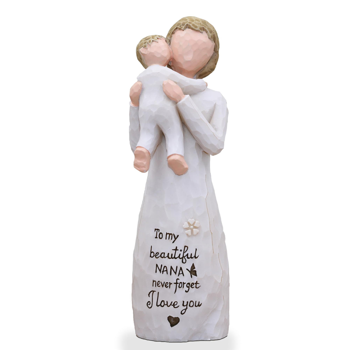 AcowSpt figurine de face montrant la pose et l'expression affectueuse, évoque tendresse