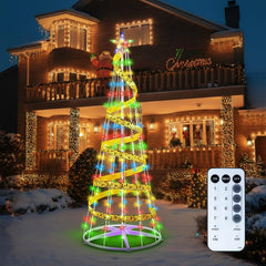 Adamonda sapin cône face avant éclairé pour décoration intérieure