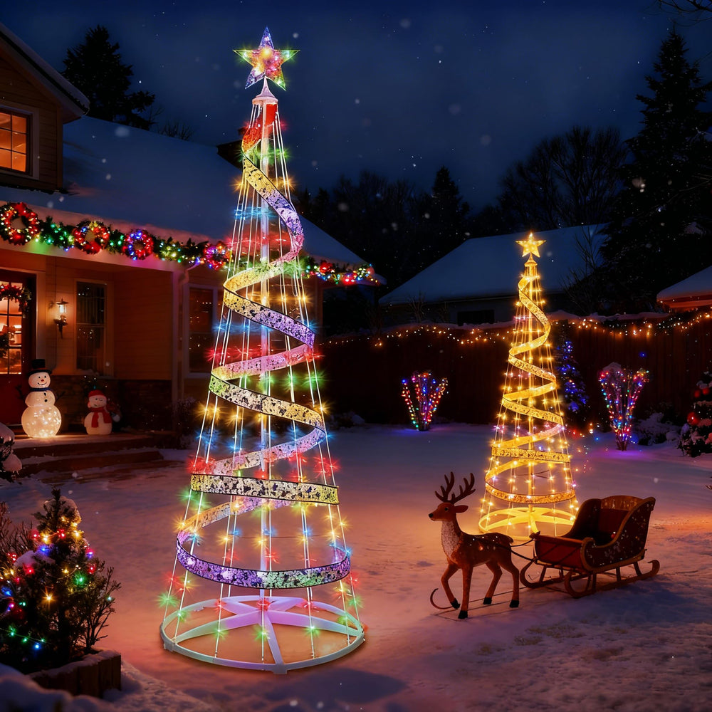 Adamonda ruban et étoile au sommet ajoutant finition décorative élégante