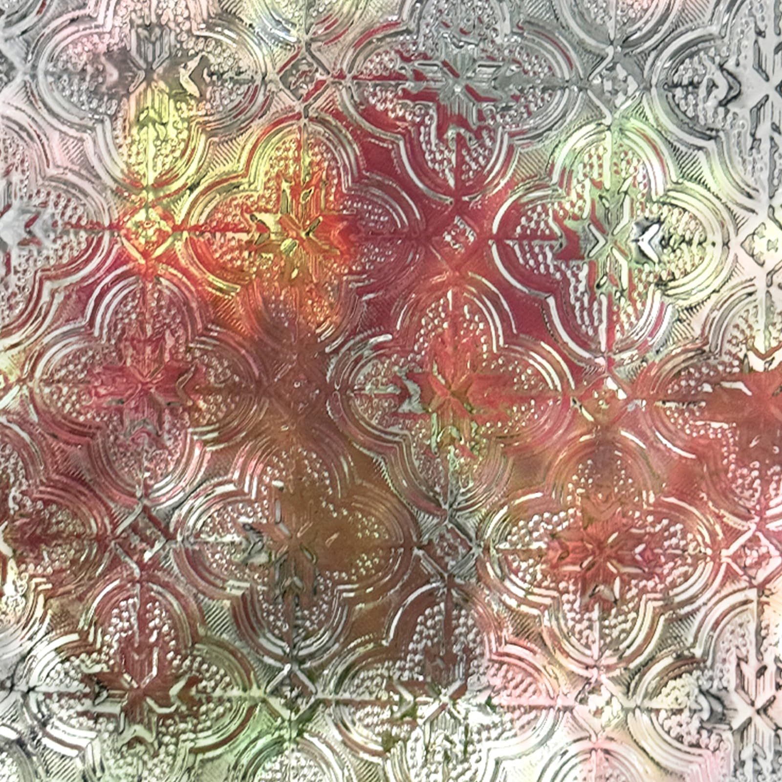 ADD.HERES gros plan motif pivoine montrant texture 3D et diffusion lumineuse