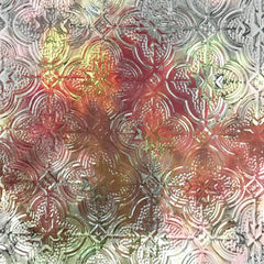 ADD.HERES gros plan motif pivoine montrant texture 3D et diffusion lumineuse