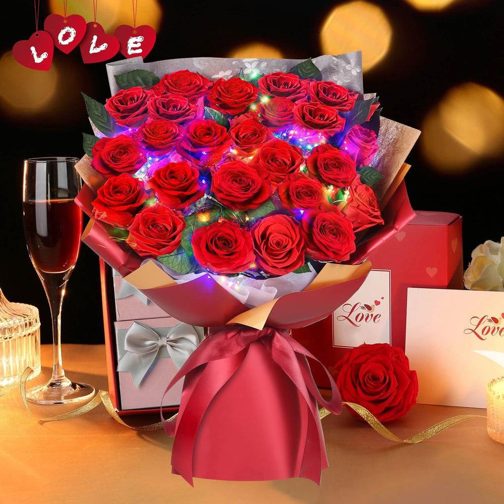 ADDWel bouquet posé sur table de chevet apportant décoration sans entretien