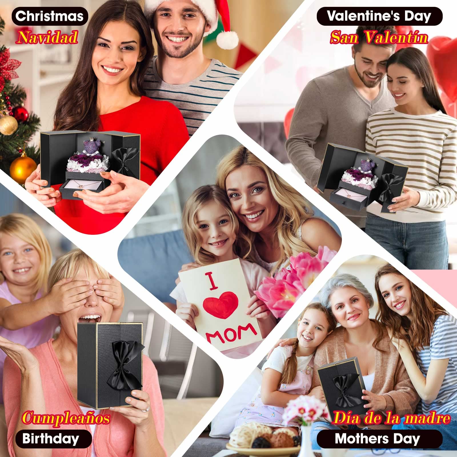 ADDWel carte de vœux incluse et accessoires pour personnaliser le message