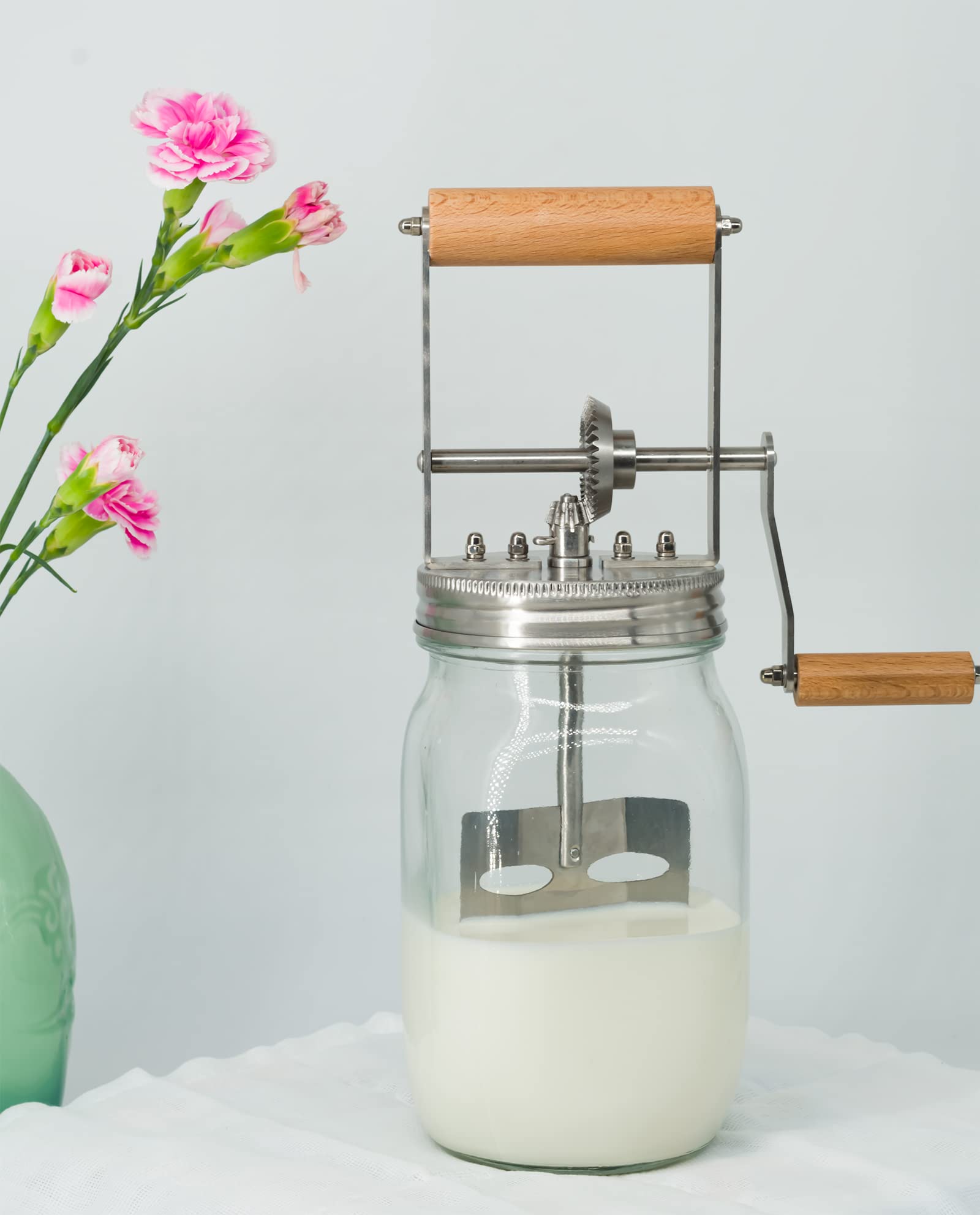 aeaker étiquette lisible et crème prête pour la transformation