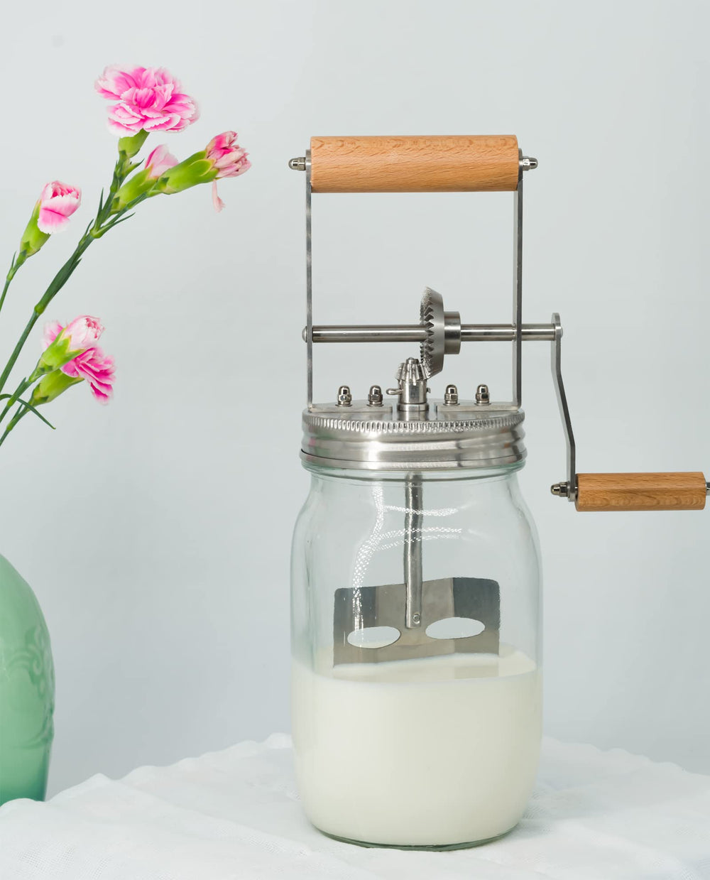 aeaker étiquette lisible et crème prête pour la transformation