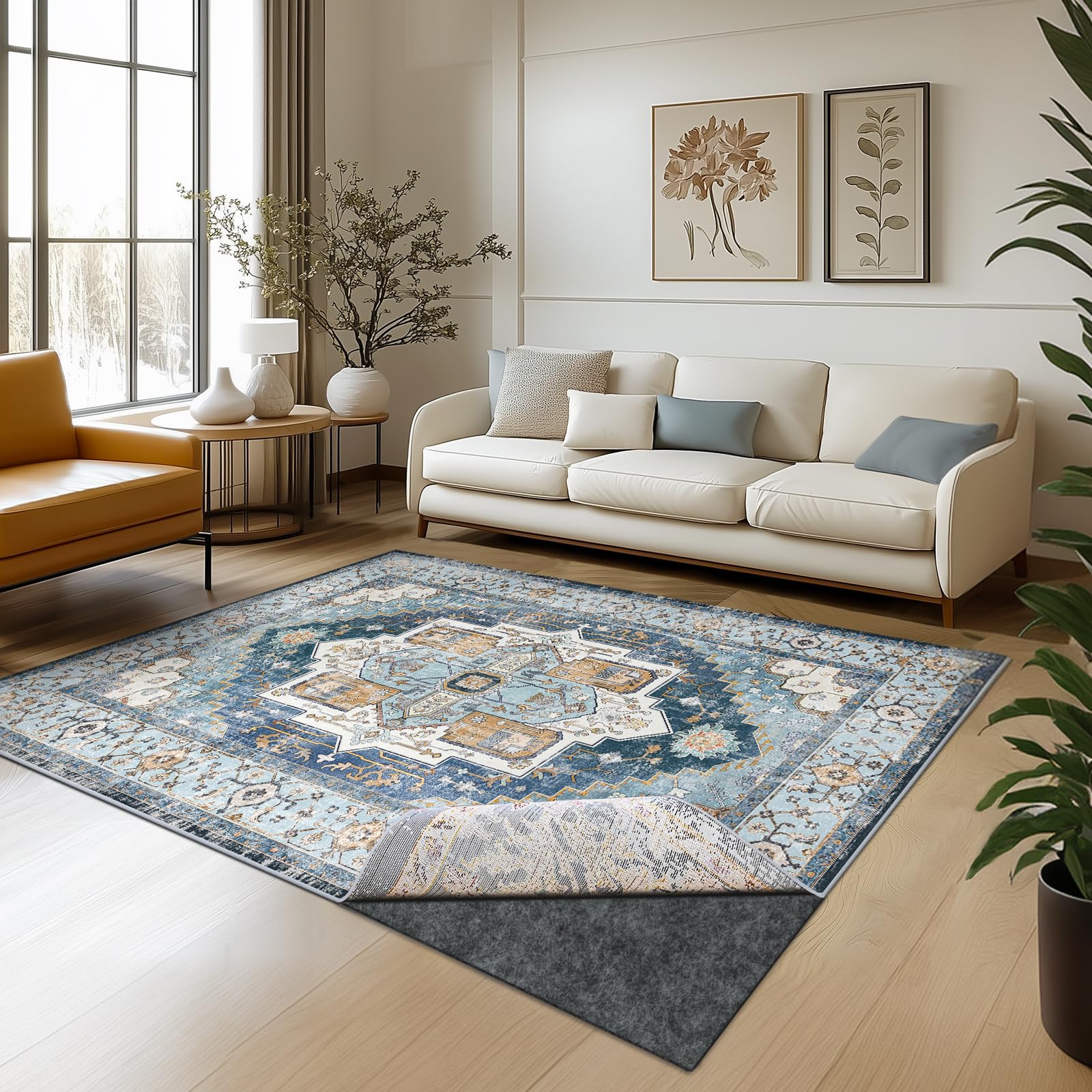 AEHISDHIE texture feutre épais pour amorti et protection du tapis