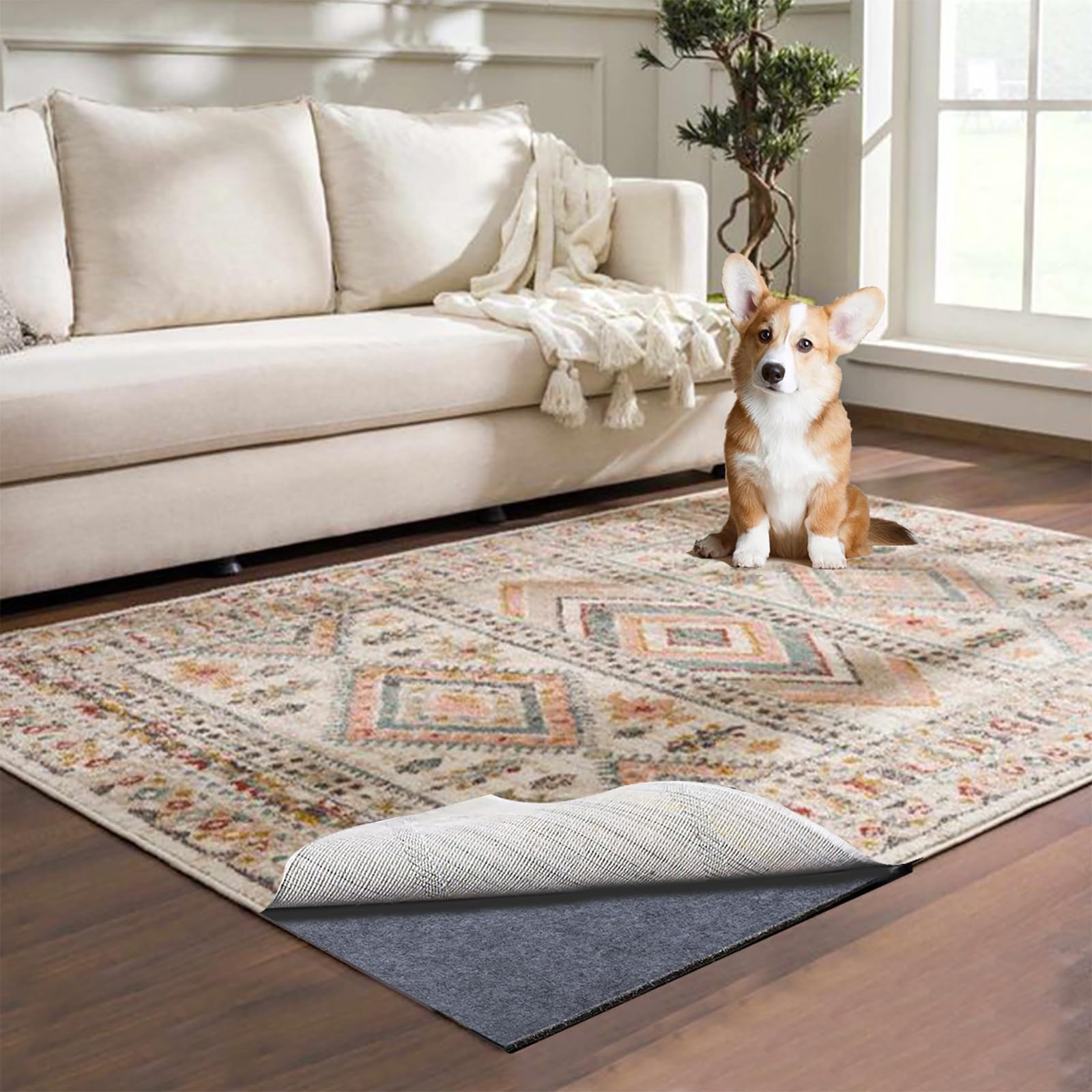 AEHISDHIE vue de face du sous-tapis montrant stabilité et confort