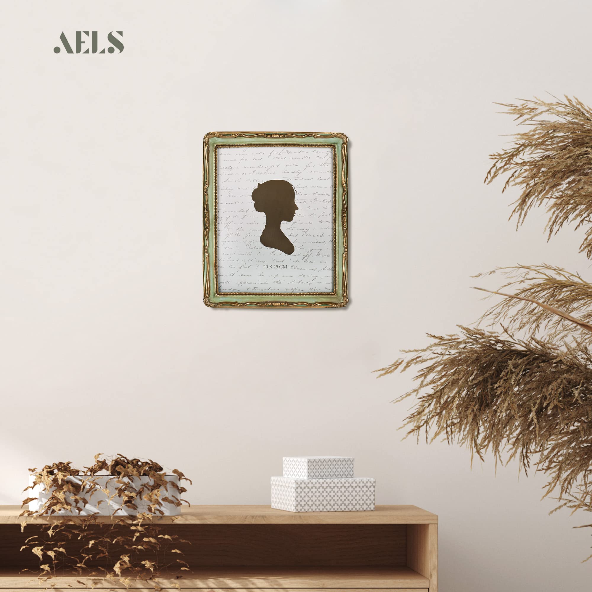 AELS cadre à côté d'un objet pour comparer l'échelle et visualiser la taille 8x10