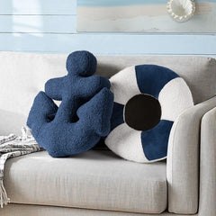 AELS coussin ancre face avant apportant charme côtier et confort
