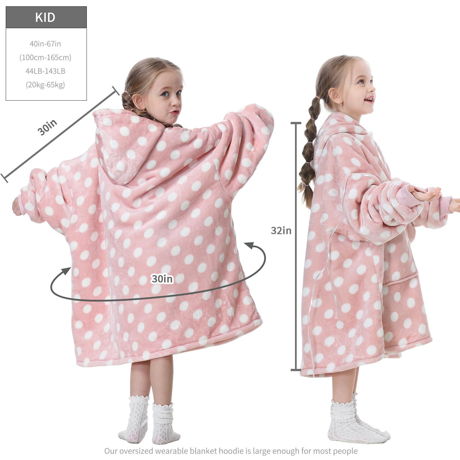 Aemicion capuche oversize couvrante, protection cosy des oreilles et tête