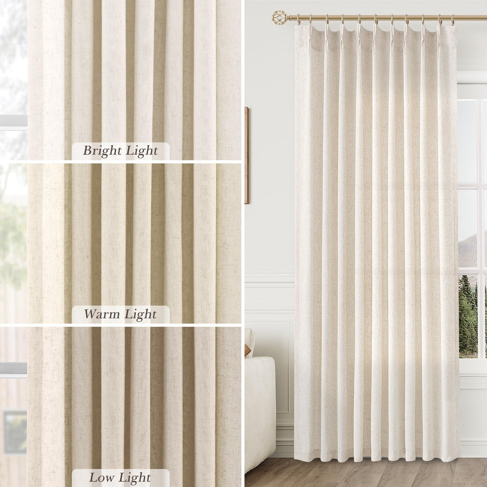 Aersas détail des plis pinch pleat révélant finition soignée