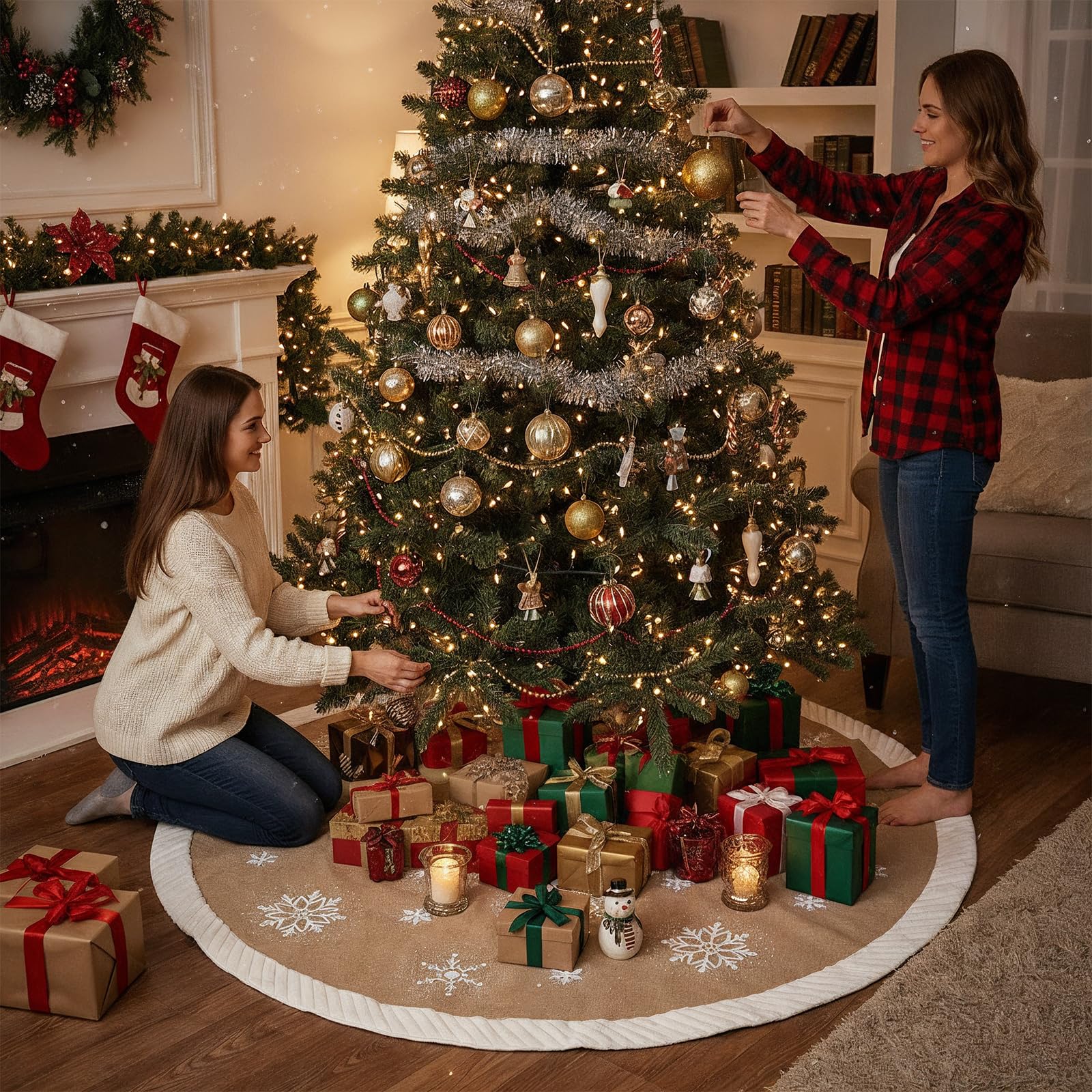 AerWo jupe montrée avec cadeaux pour percevoir l'échelle