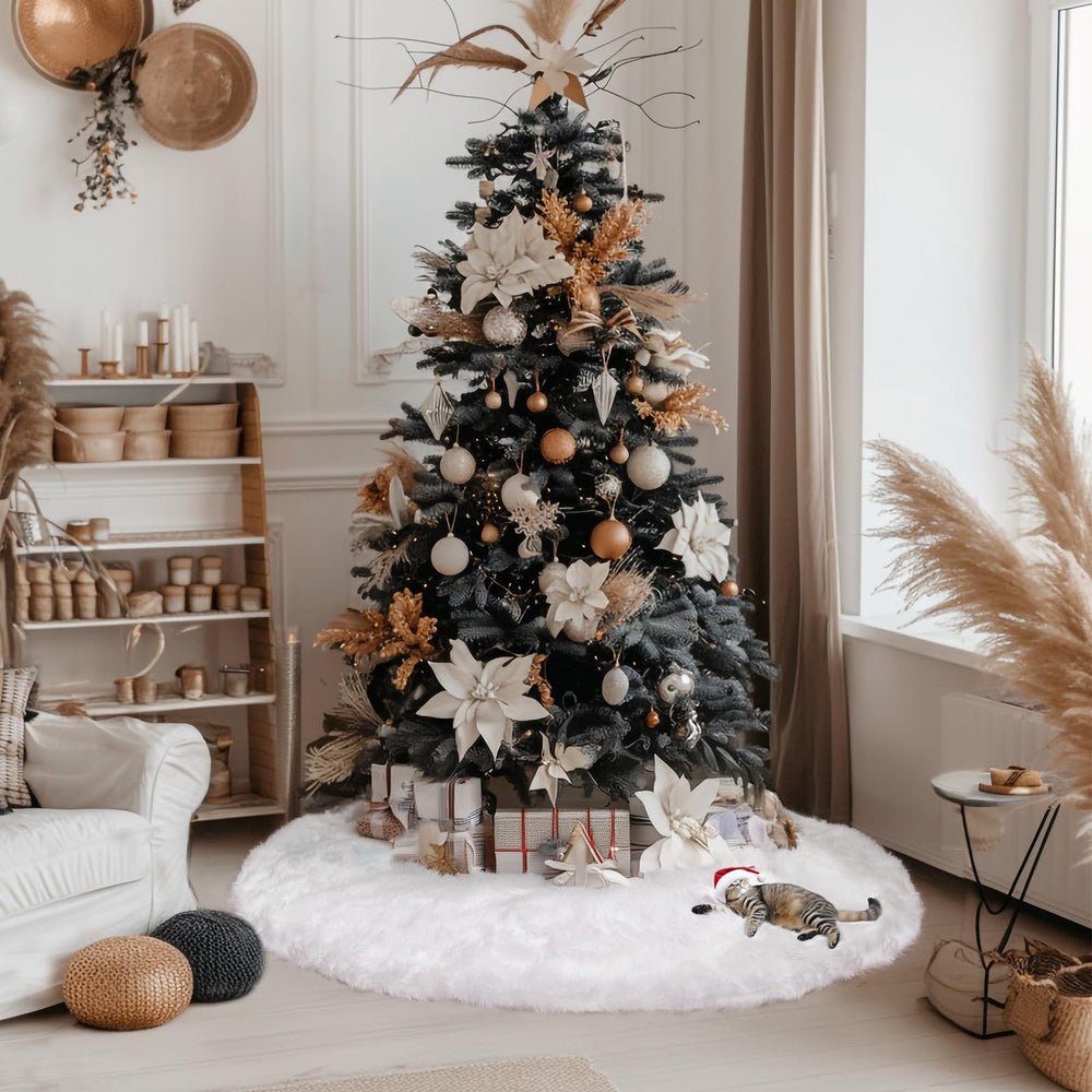 AerWo scène salon décoré, crée une ambiance hivernale cosy et professionnelle