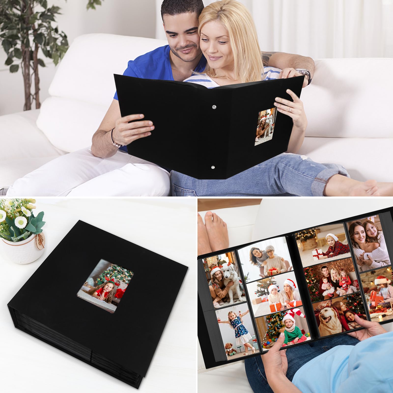 Aevdor détail des poches intérieures facilitant insertion et retrait des photos
