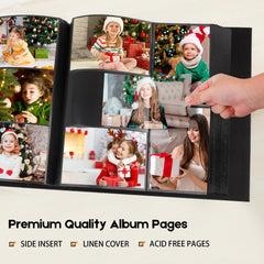 Aevdor pages ouvertes avec tirages 4x6, organisation facile des souvenirs