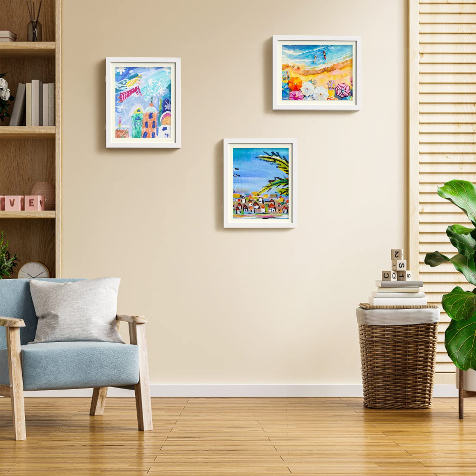 AFEION cadre comparaison tailles 8x10,5 et 9x12, adaptation formats