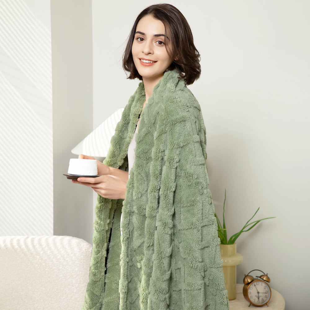 Aganear plaid utilisé lors d'un pique-nique extérieur pratique
