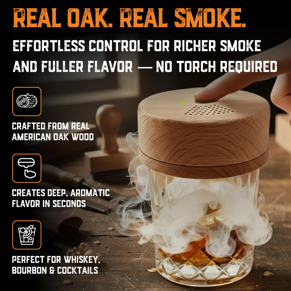 Aged & Charred coffret complet avec sirop et garnitures, prêt à offrir