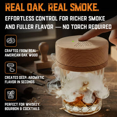Aged & Charred coffret complet avec sirop et garnitures, prêt à offrir