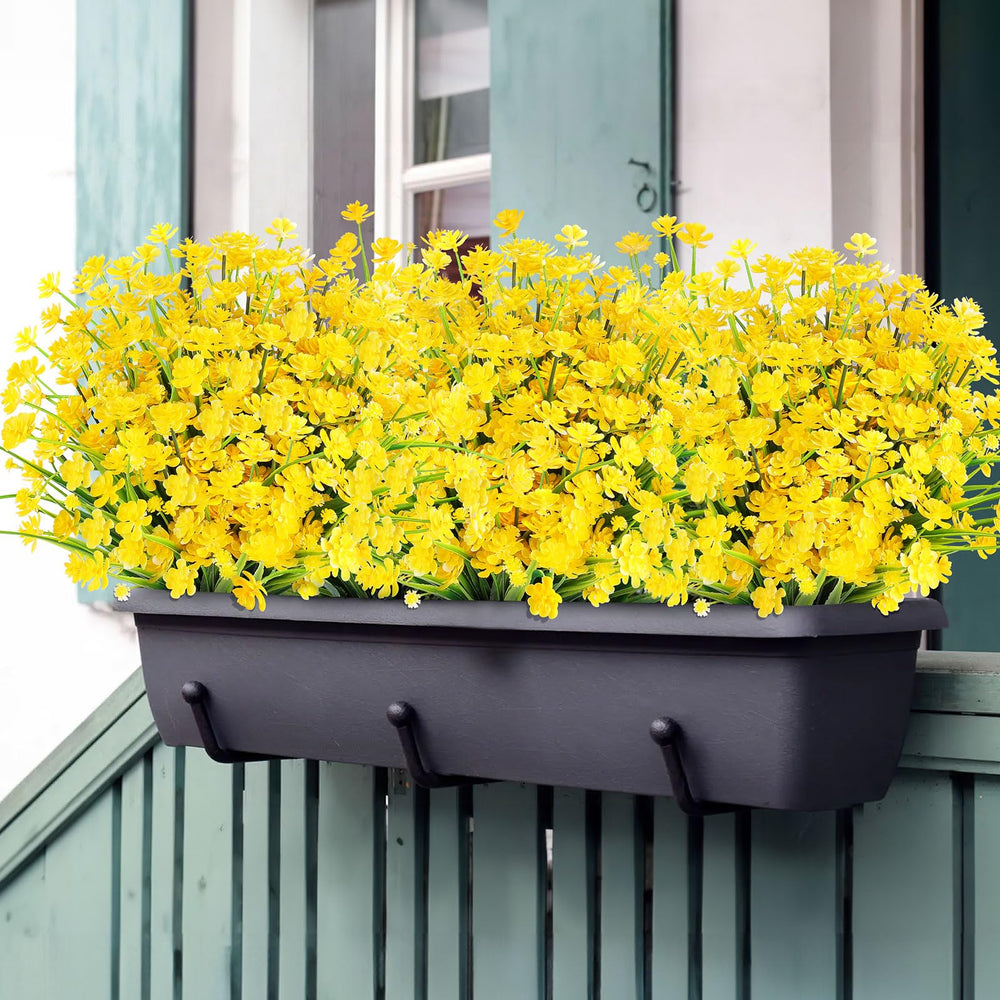 AGIRL décoration de balcon avec bouquets offrant couleurs durables sans entretien