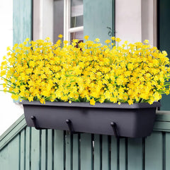 AGIRL décoration de balcon avec bouquets offrant couleurs durables sans entretien