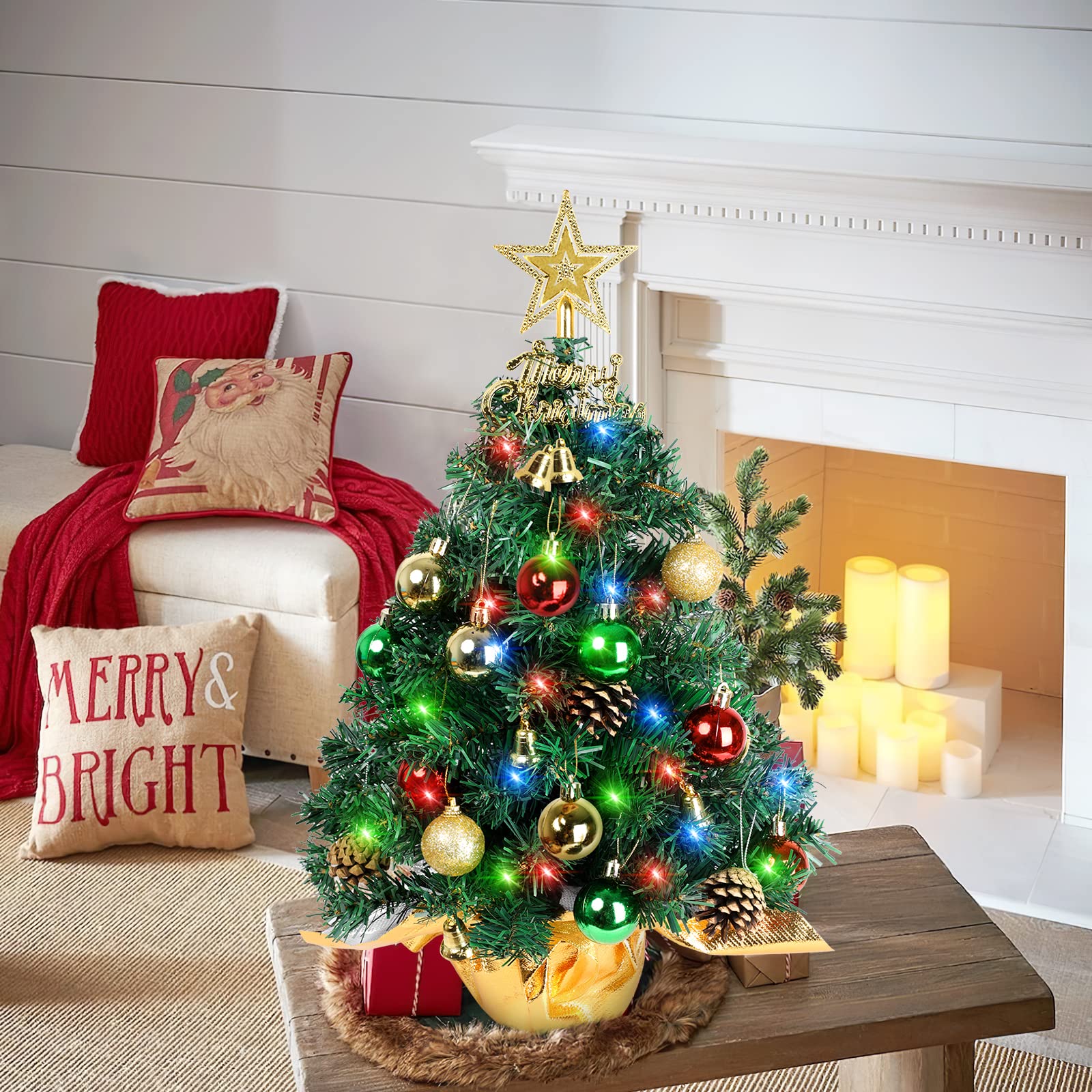 AGIRL assortiment d'ornements inclus, personnalisation facile du sapin