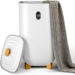 AGLUCKY vue avant de l’appareil blanc, design minimal et gain de confort