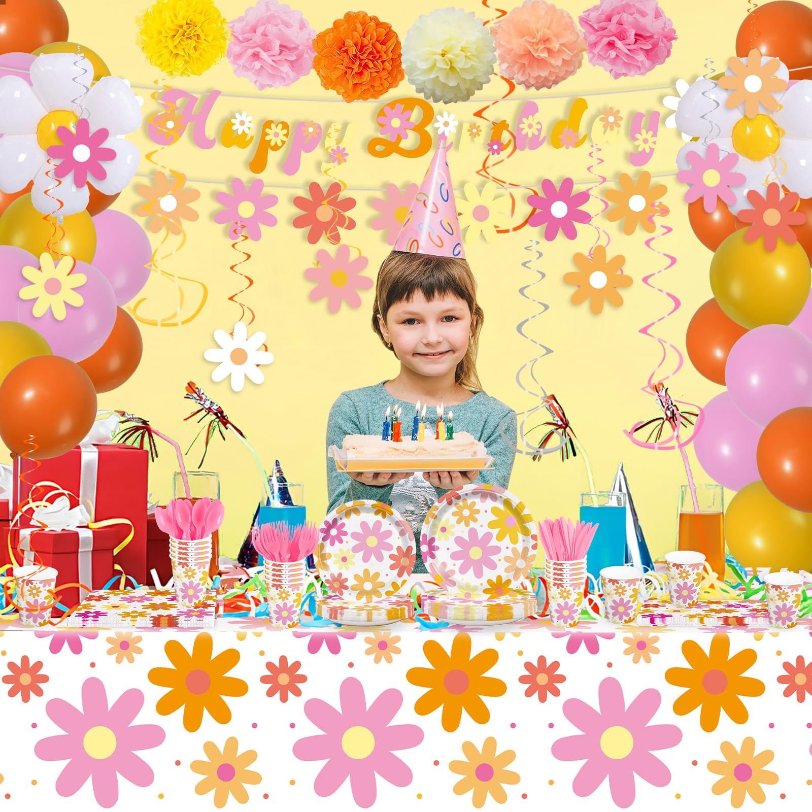 AGoooodySet fleurs en papier gros plan, texture détaillée et finition soignée