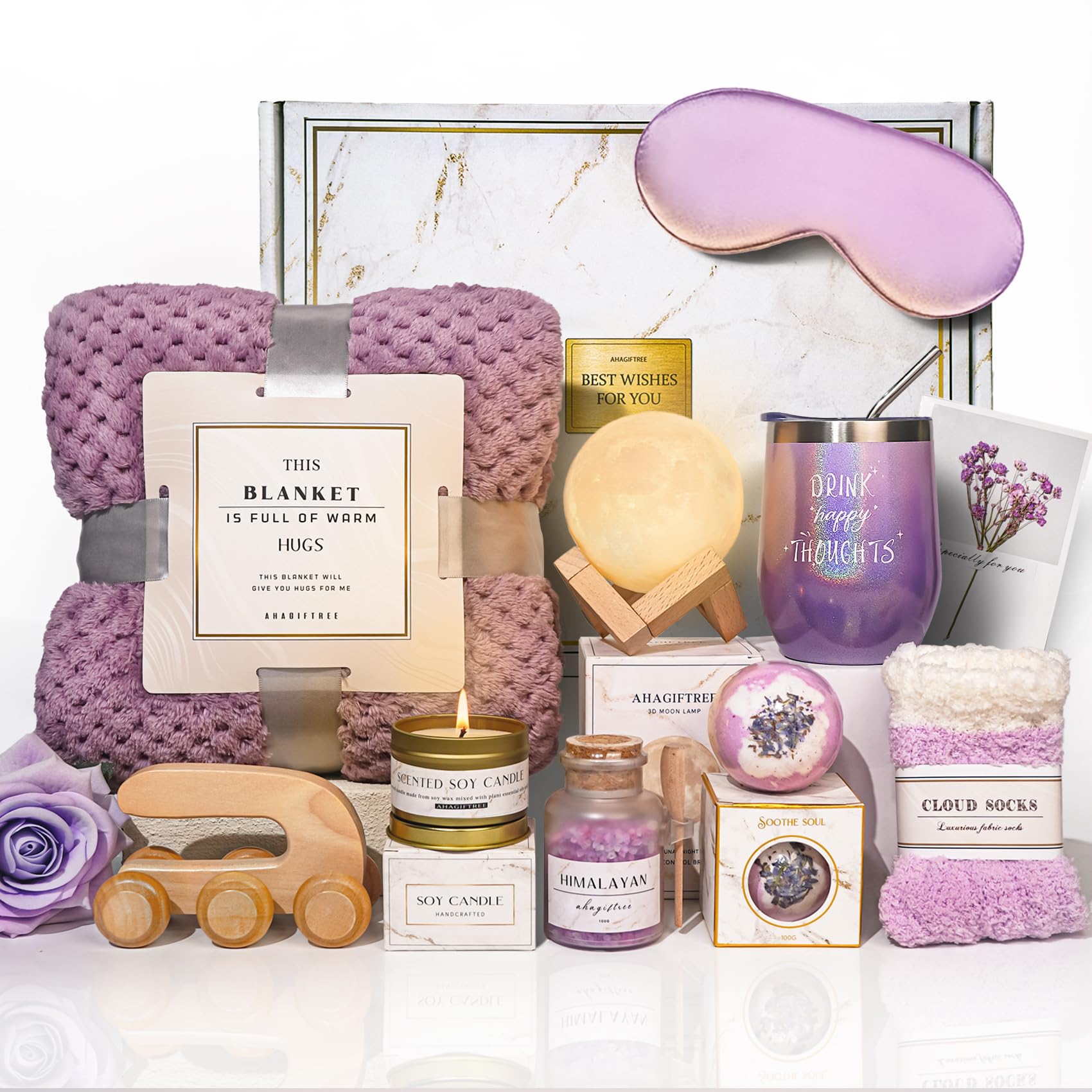 AHAGIFTREE coffret extérieur prêt à offrir, design élégant pour cadeau