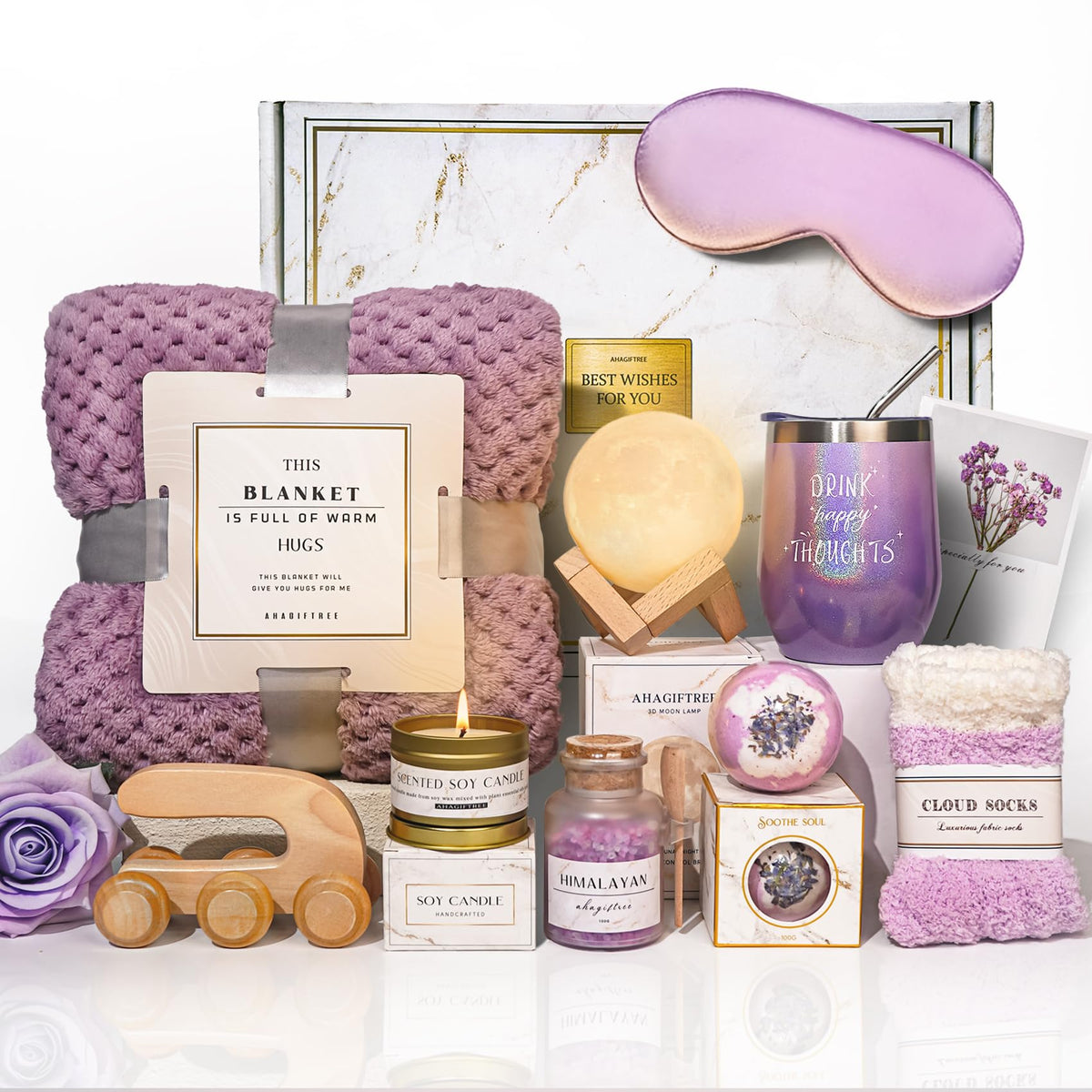 AHAGIFTREE coffret extérieur prêt à offrir, design élégant pour cadeau