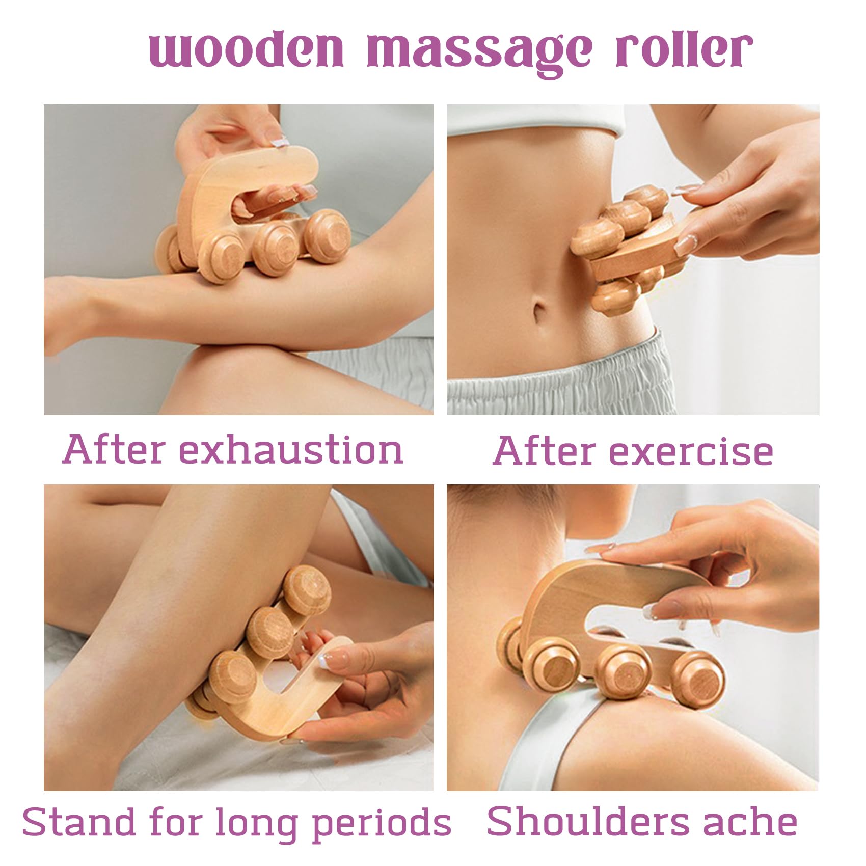 AHAGIFTREE rouleau de massage gros plan, soulagement musculaire ciblé