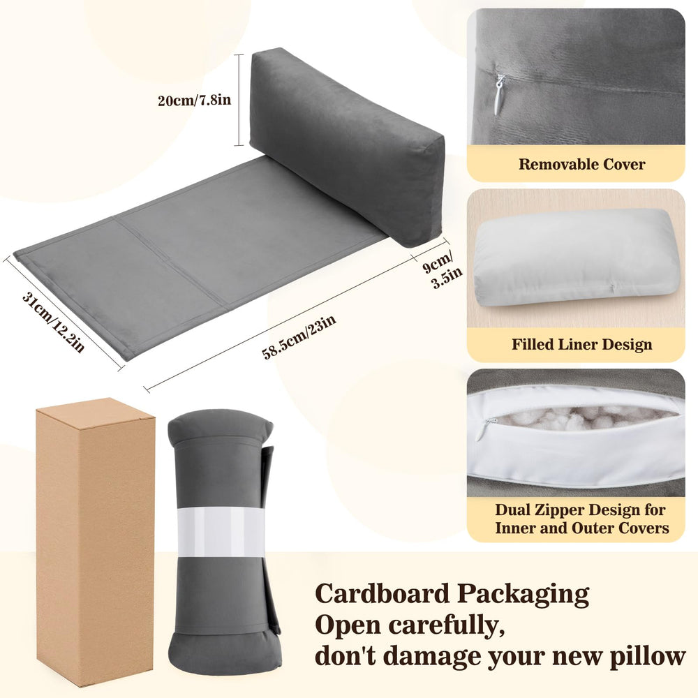 AHUAWA coussin sur canapé montrant échelle et dimensions utiles