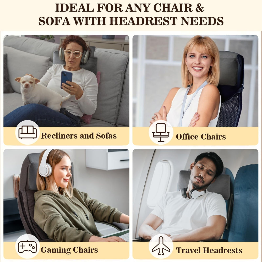 AHUAWA coussin en usage détente lisant sur fauteuil inclinable