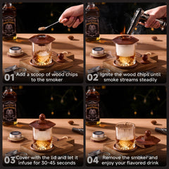 Ahzufuky assortiment de copeaux de bois six saveurs pour varier