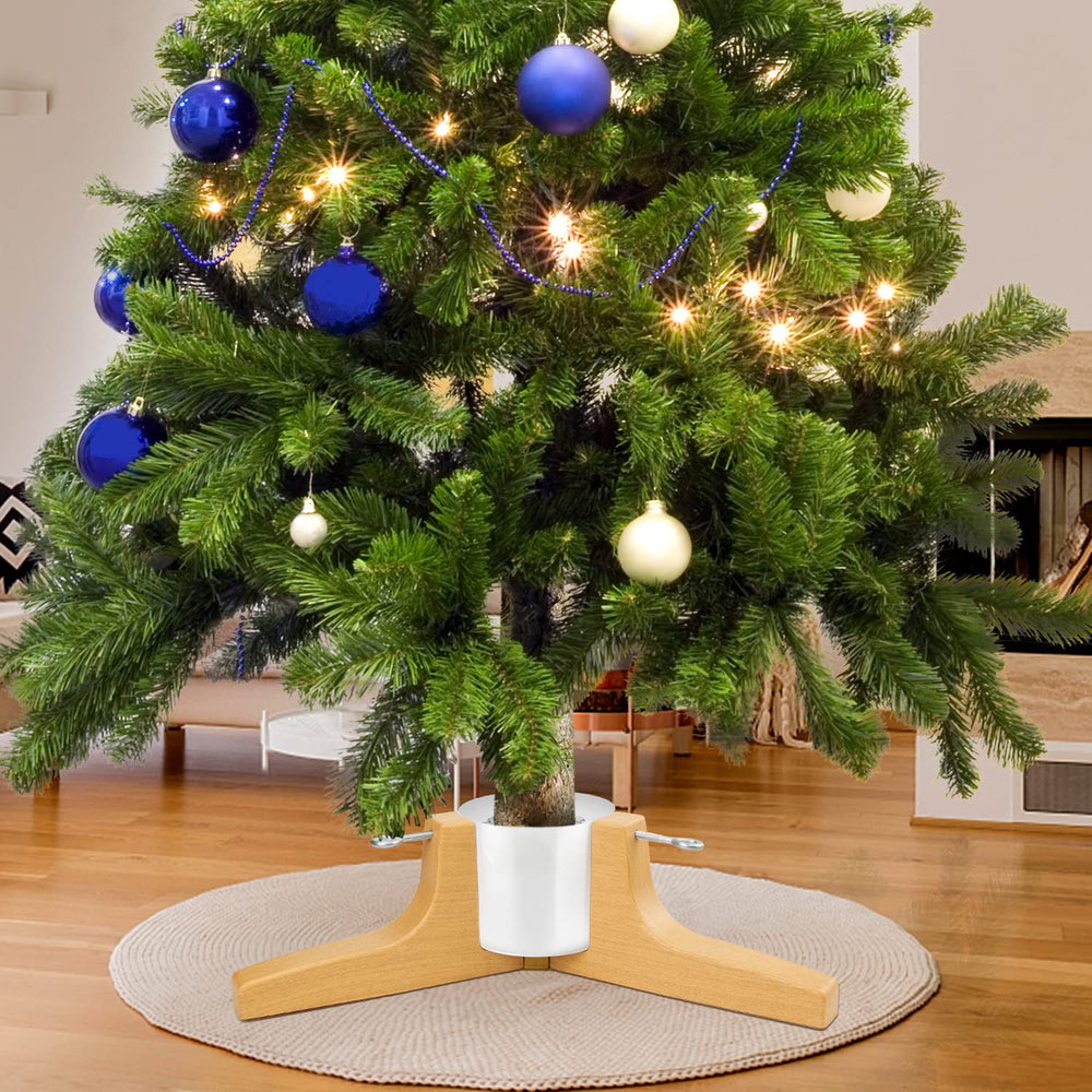 Aierden support en usage dans un salon sécurise le sapin décoré