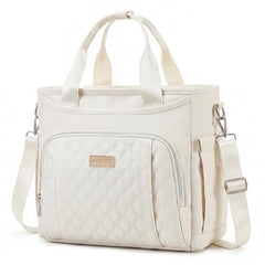 AIJIEKE sac isotherme face avant beige montrant design professionnel et rangement
