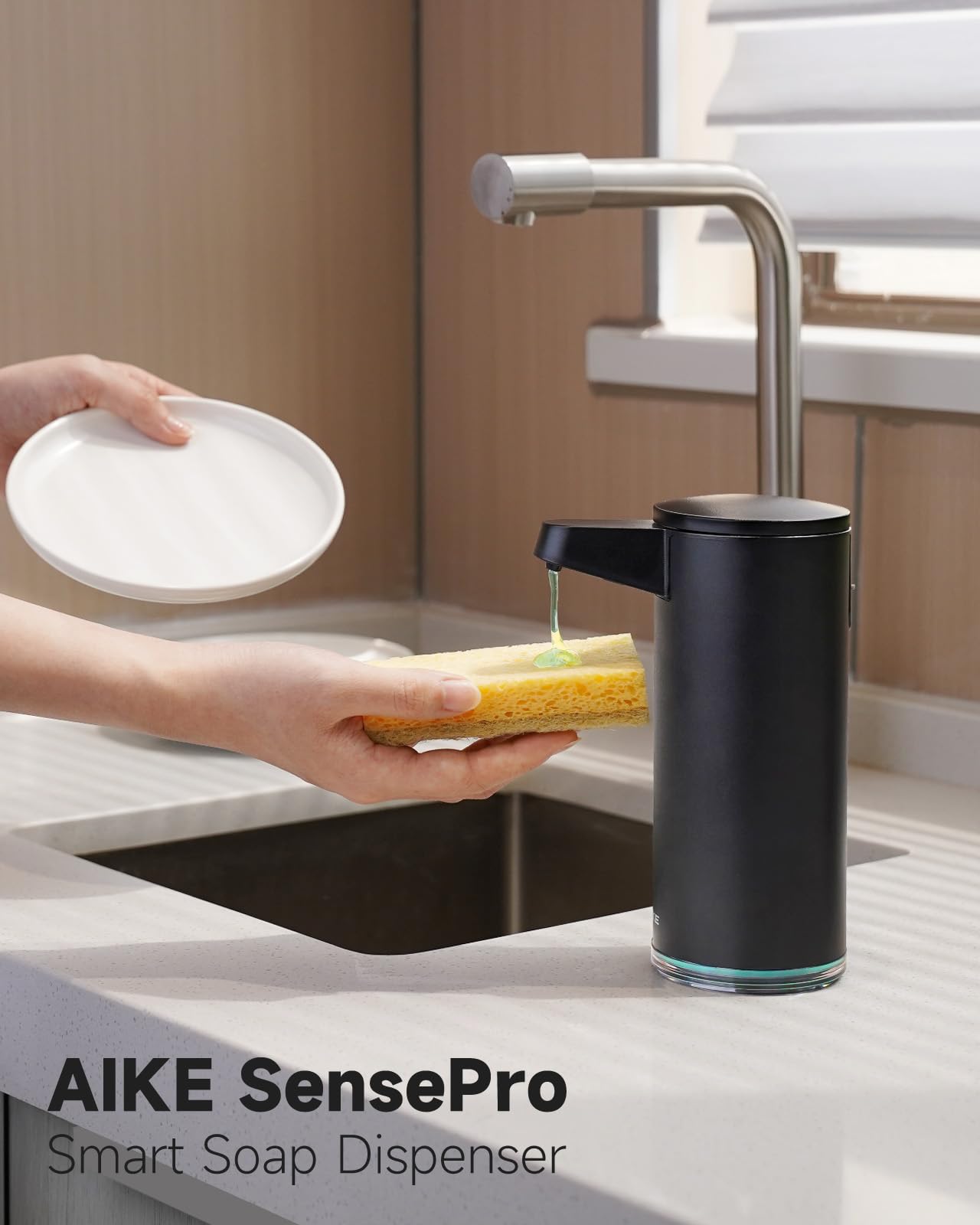 AIKE SensePro gros plan buse montrant précision de distribution