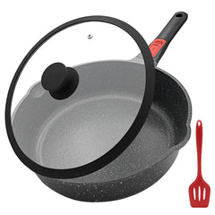 AIKENBBKK vue frontale de la poêle 12" montrant capacité et design