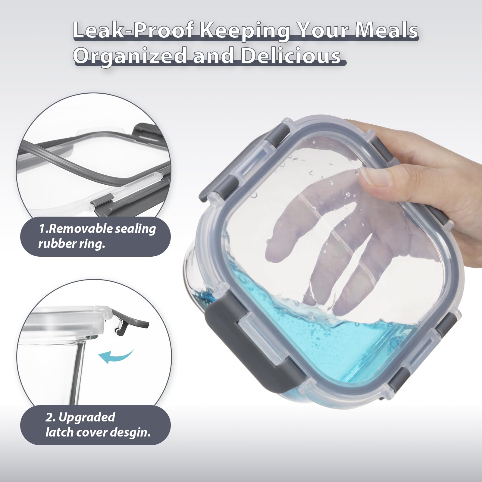 AILTEC boîte ouverte contenant un repas prêt à emporter pratique